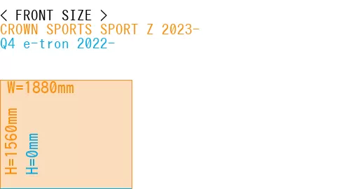 #CROWN SPORTS SPORT Z 2023- + Q4 e-tron 2022-